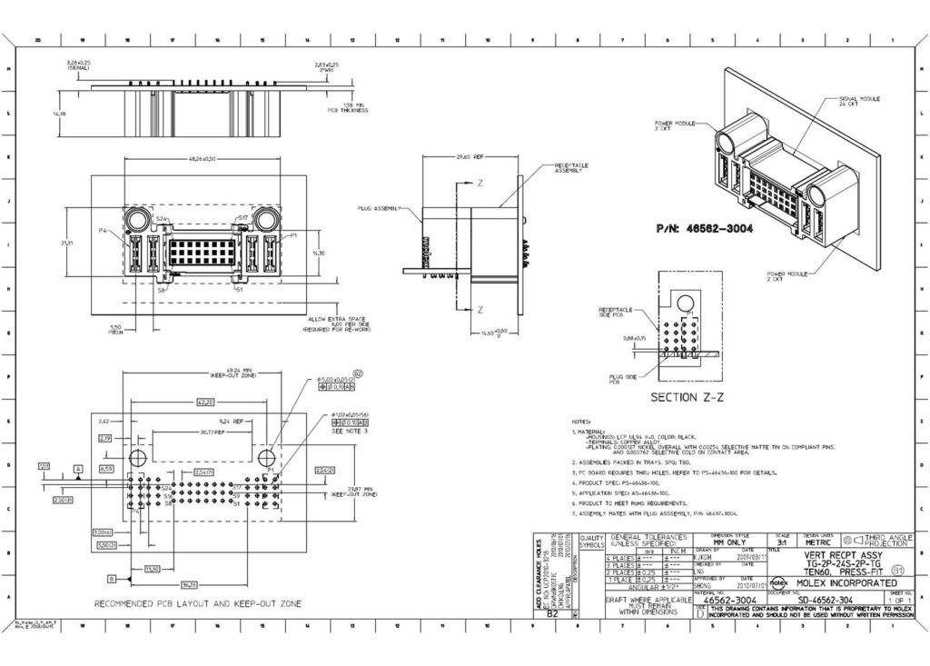 pcb assembly drawing requirements